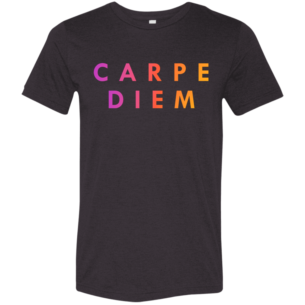 "Carpe diem." Tri-blend T-shirt