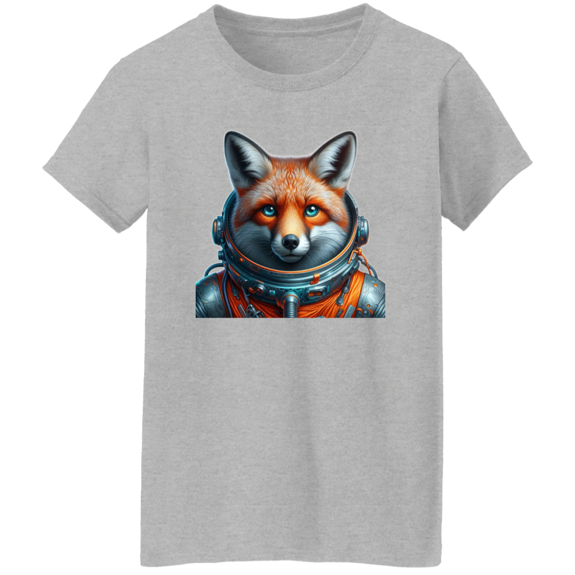"Space Fox" Womens T-shirt | BetterSaid.co