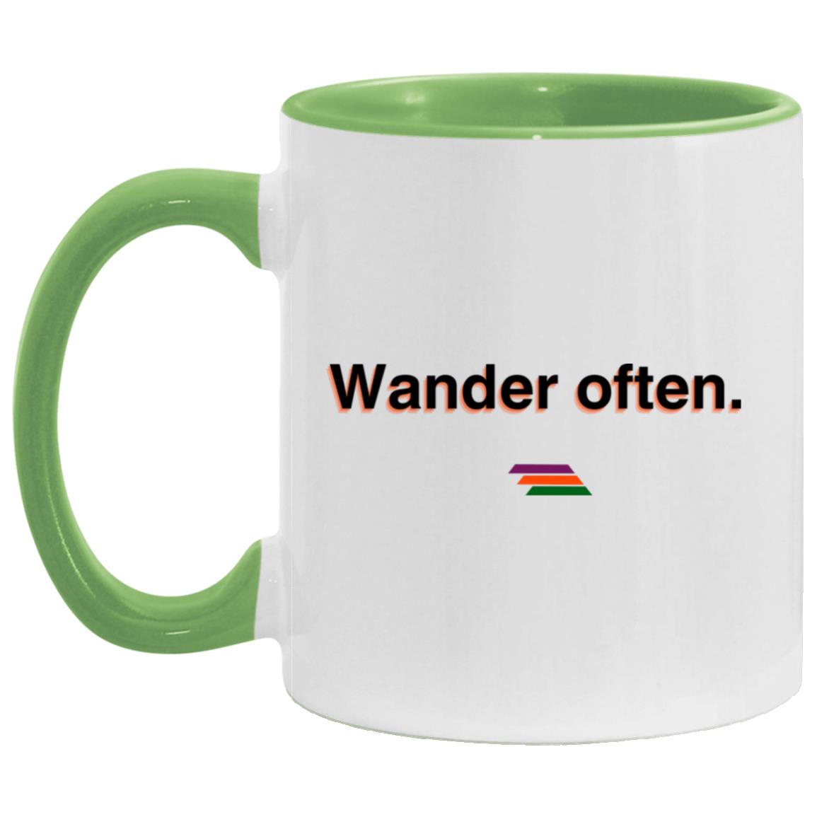 "Wander often." Coffee Cups | BetterSaid.co
