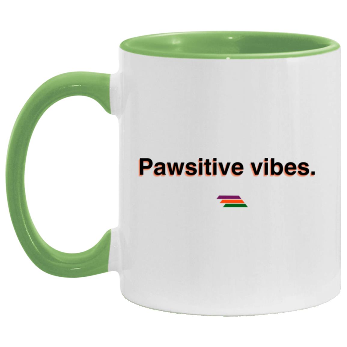 "Pawsitive vibes." Coffee Cups | BetterSaid.co
