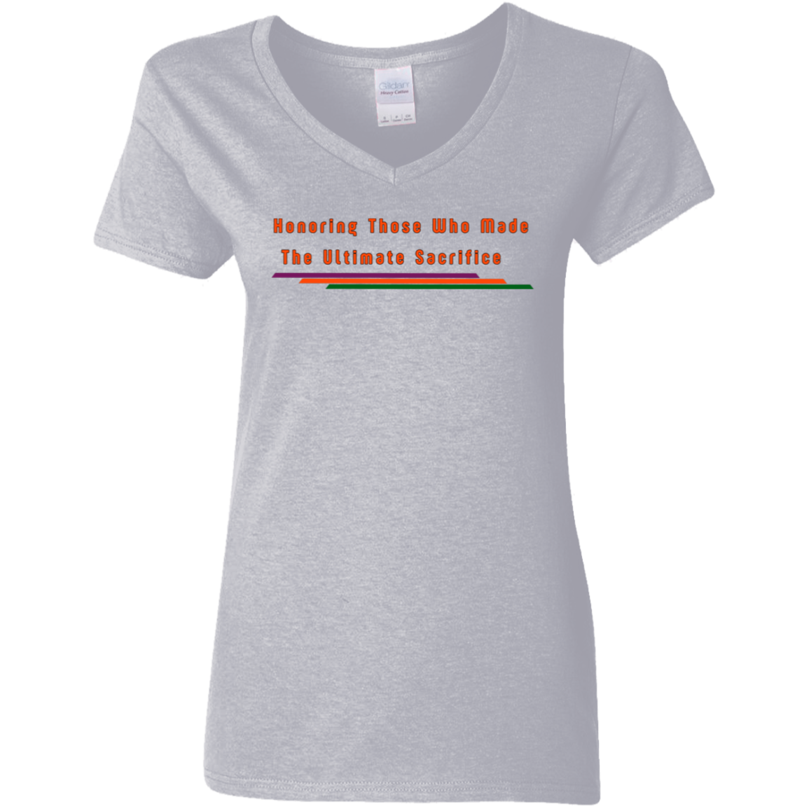 "The Ultimate Sacrifice" Womens V-neck T-shirt | BetterSaid.co