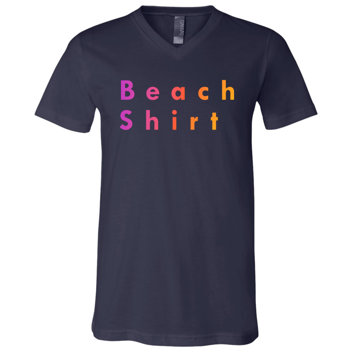 "Beach shirt" Mens V-neck | BetterSaid.co
