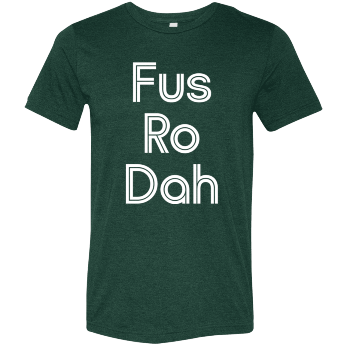 "Fus Ro Dah" Tri-blend T-shirt | BetterSaid.co