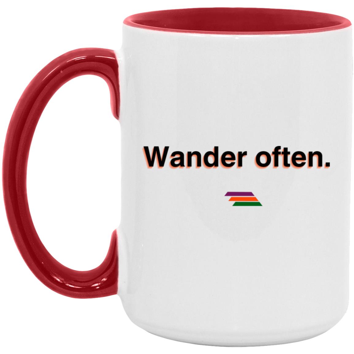 "Wander often." Coffee Cups | BetterSaid.co