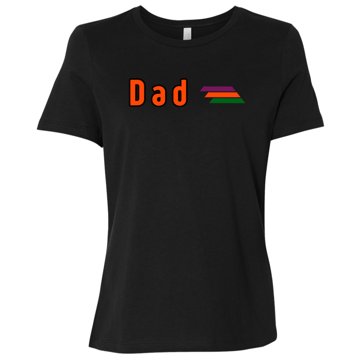 "Dad" Womens Relaxed T-shirt | BetterSaid.co