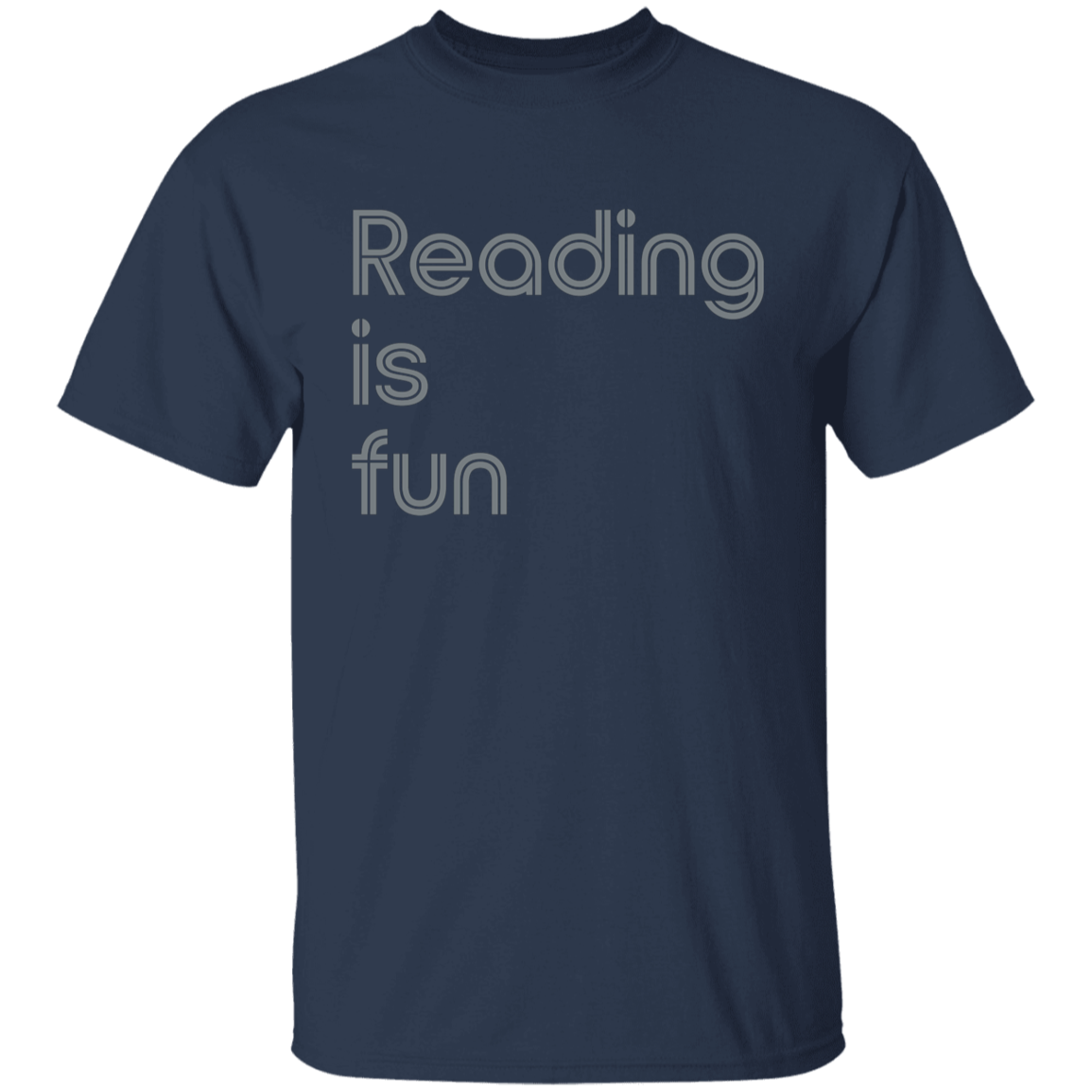 "Reading is fun." Kids 100% Cotton T-Shirt | BetterSaid.co