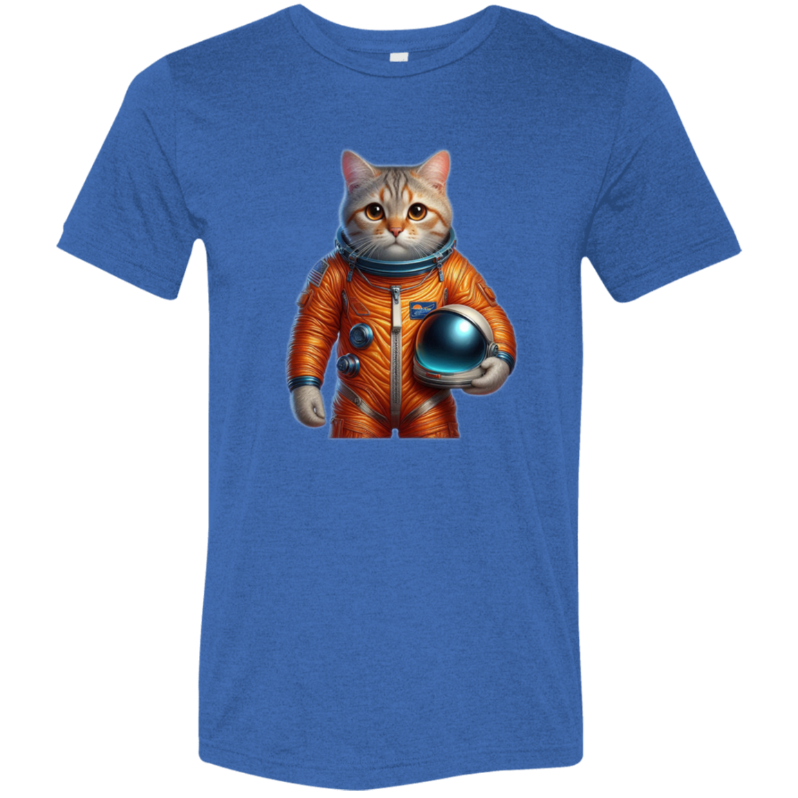 "Space Cat" Tri-blend T-shirt | BetterSaid.co