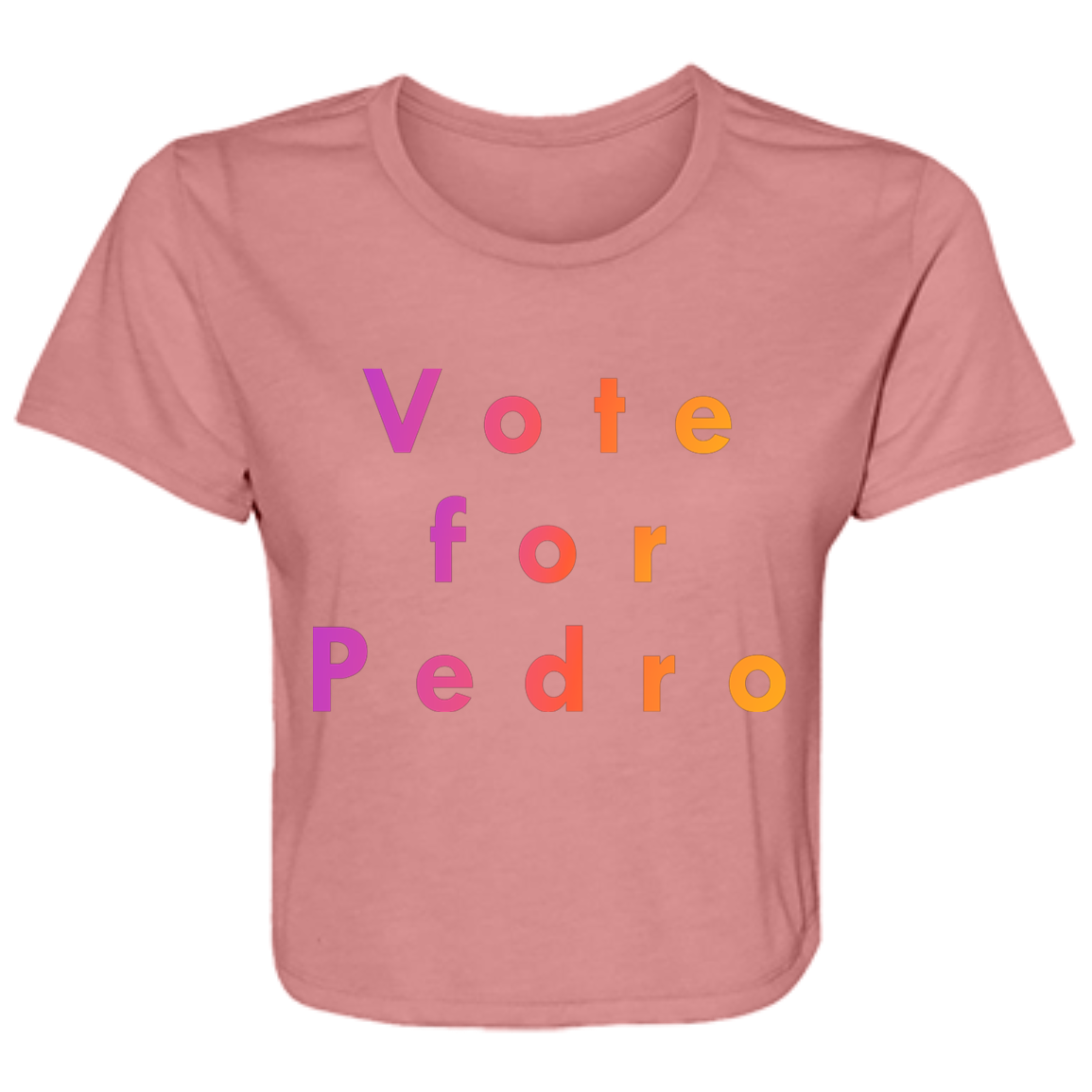 "Vote for Pedro" Womens Crop Top | BetterSaid.co