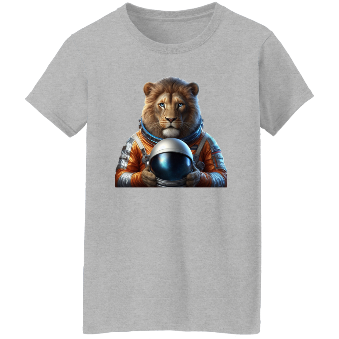 "Space Lion" Womens T-shirt | BetterSaid.co