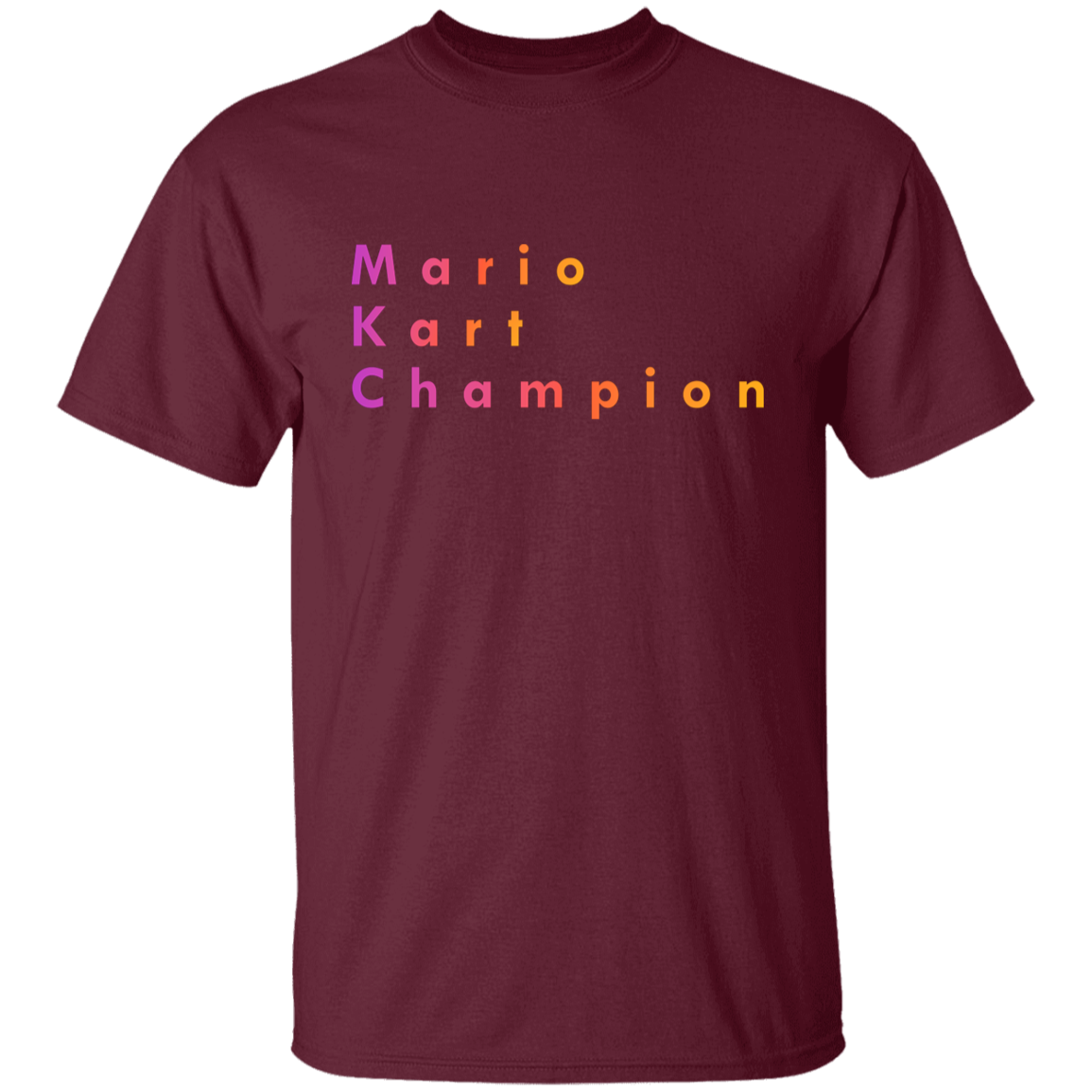 "Mario Kart Champion" Kids Cotton T-shirt | BetterSaid.co