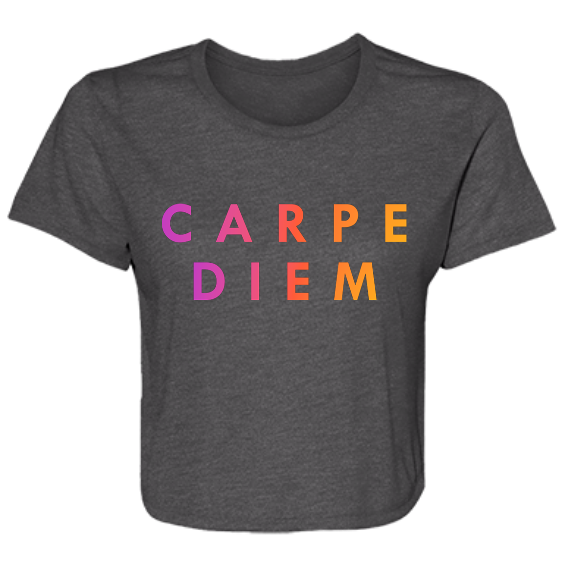 "Carpe diem." Womens Crop Top | BetterSaid.co