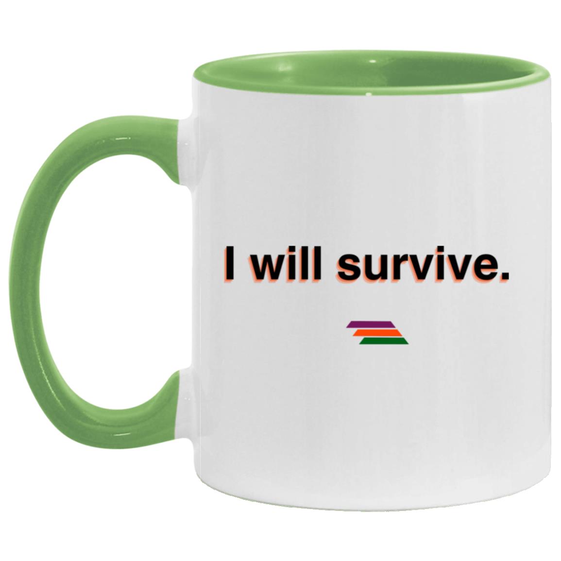 "I will survive." Coffee Cups | BetterSaid.co
