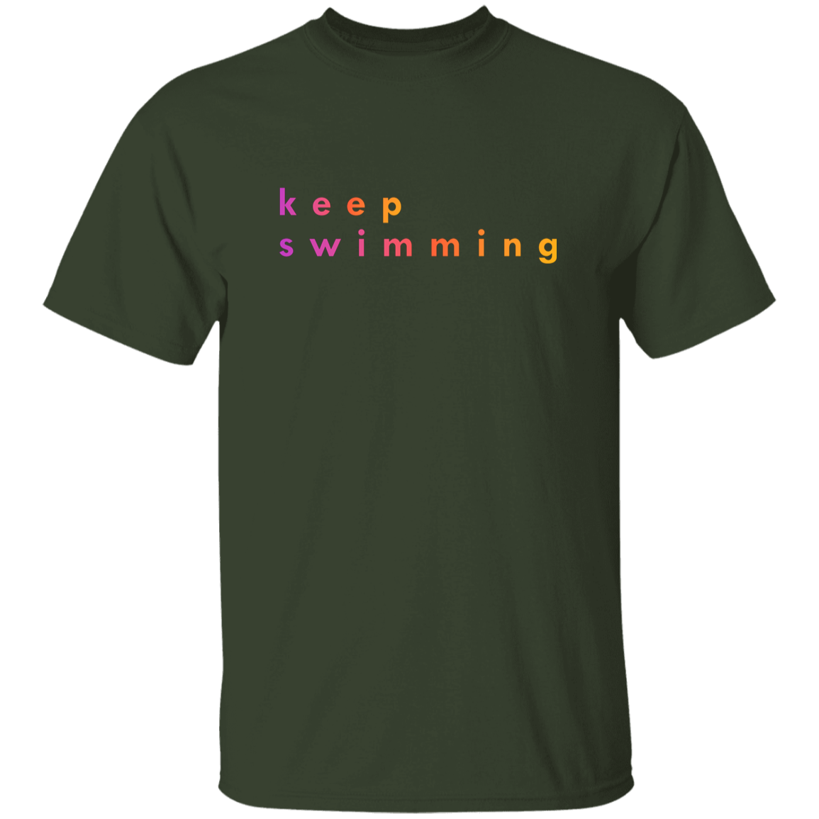 "Keep Swimming" Mens T-shirt | BetterSaid.co