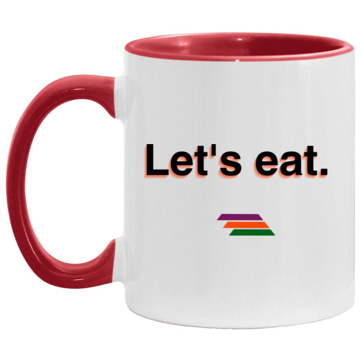 "Let's eat." Coffee Cups | BetterSaid.co