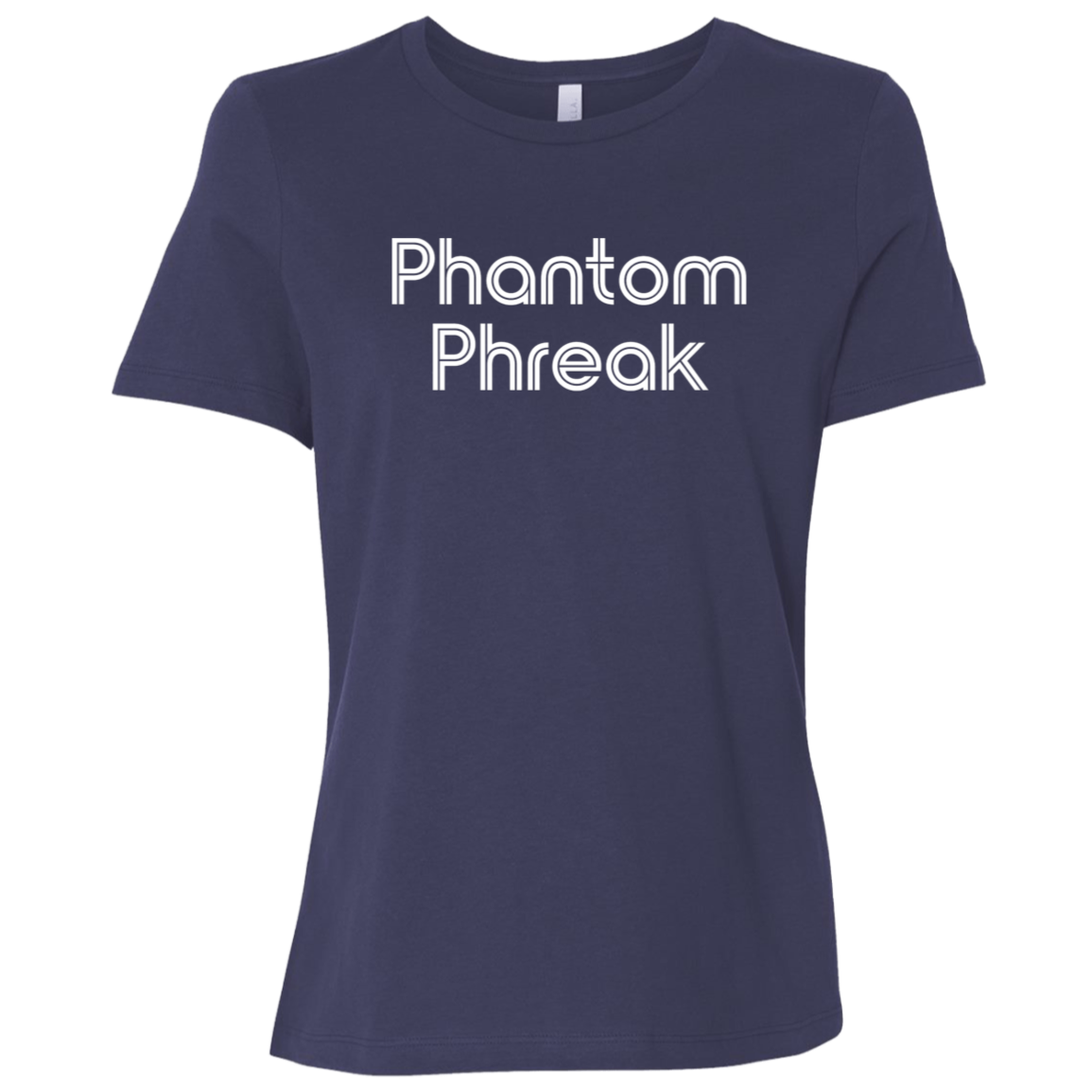 "Phantom Phreak" Womens Relaxed T-shirt | BetterSaid.co