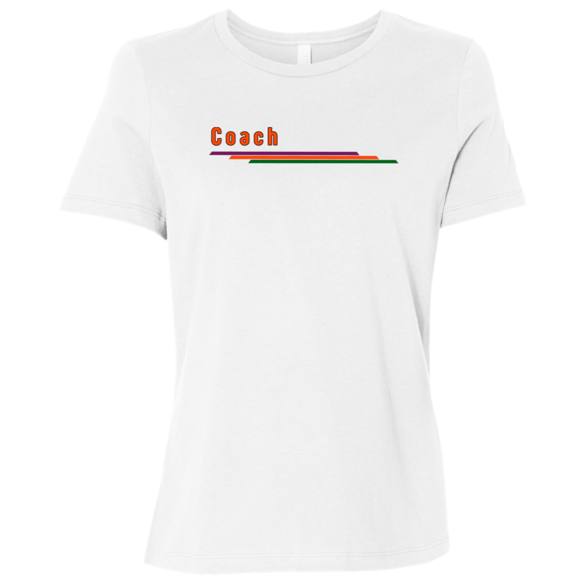 "Coach" Womens Relaxed T-shirt | BetterSaid.co
