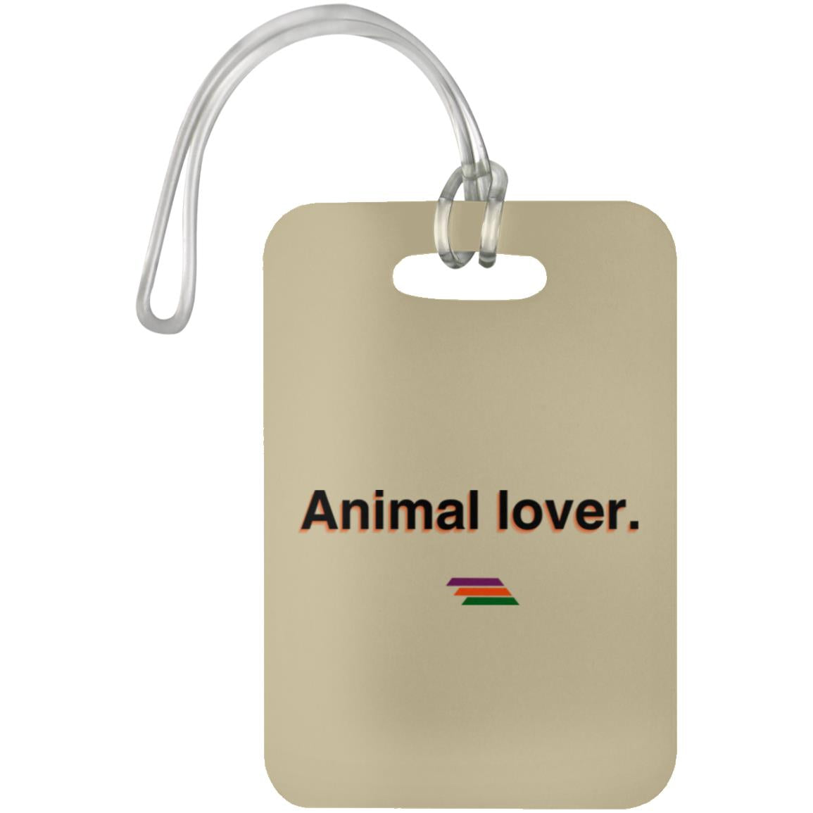 "Animal lover." Luggage Bag Tag | BetterSaid.co