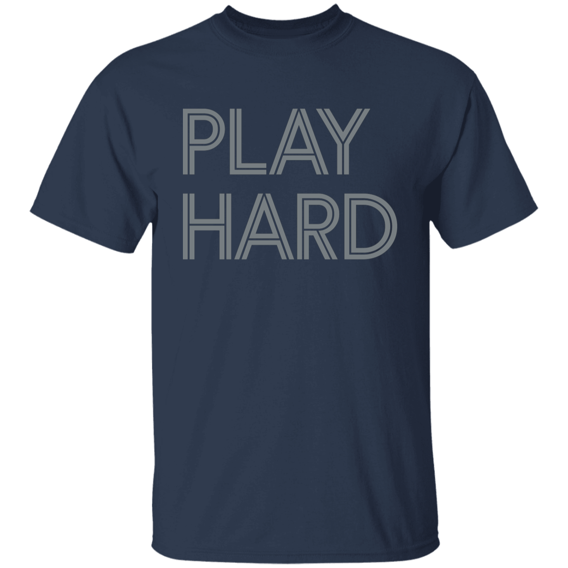 "Play hard." Kids 100% Cotton T-Shirt | BetterSaid.co