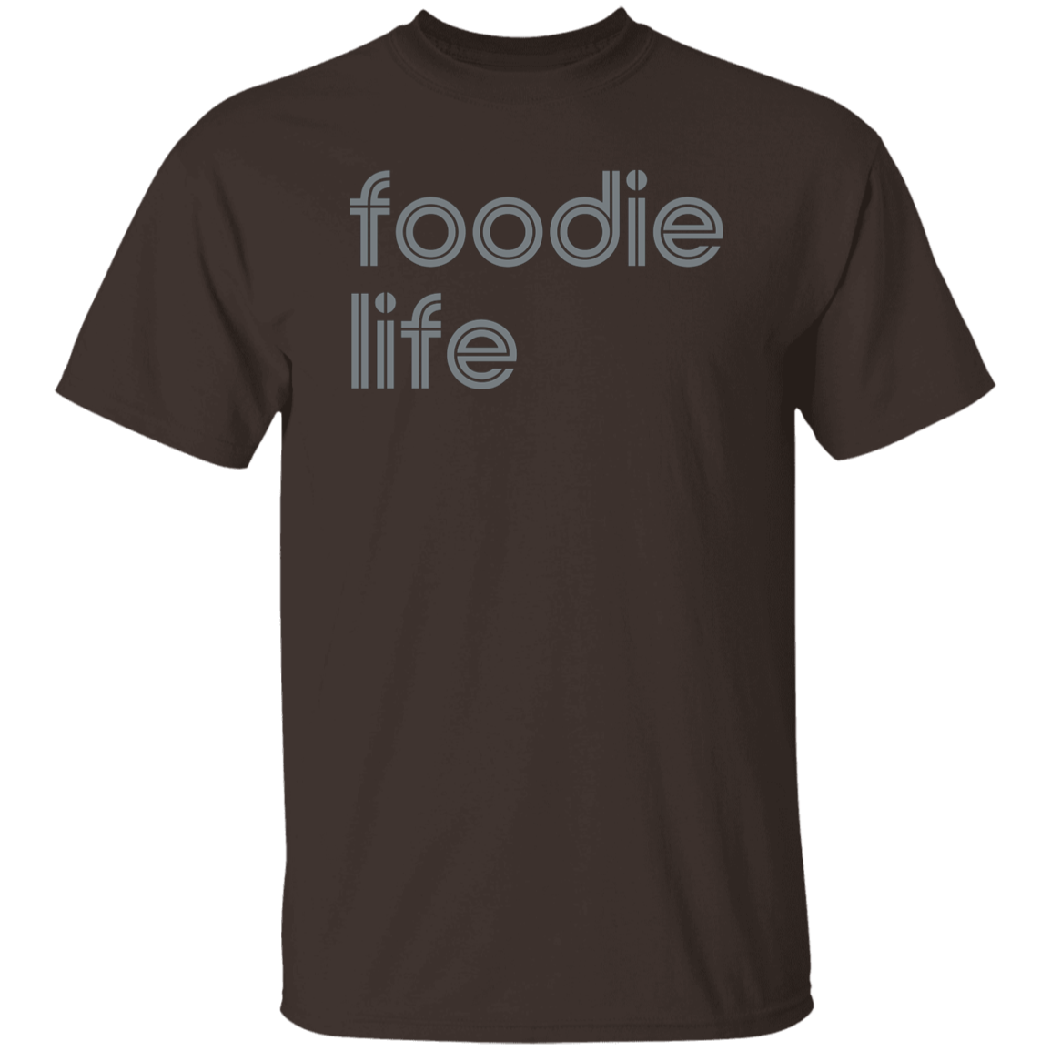 "Foodie life." Mens T-shirt | BetterSaid.co