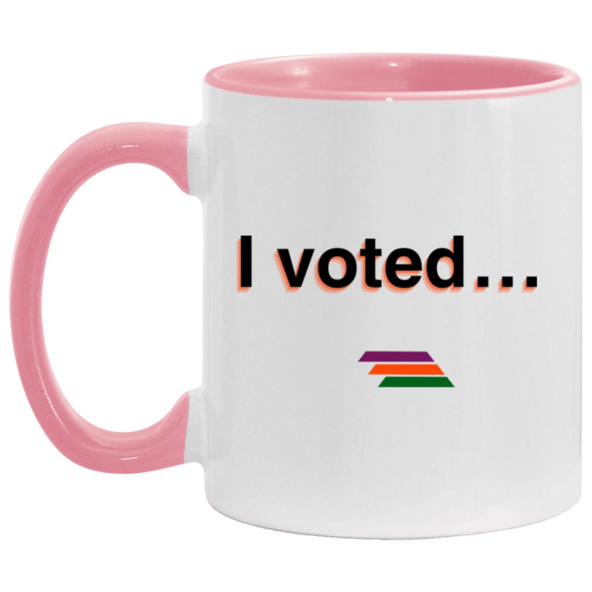 "I voted" Coffee Cups | BetterSaid.co