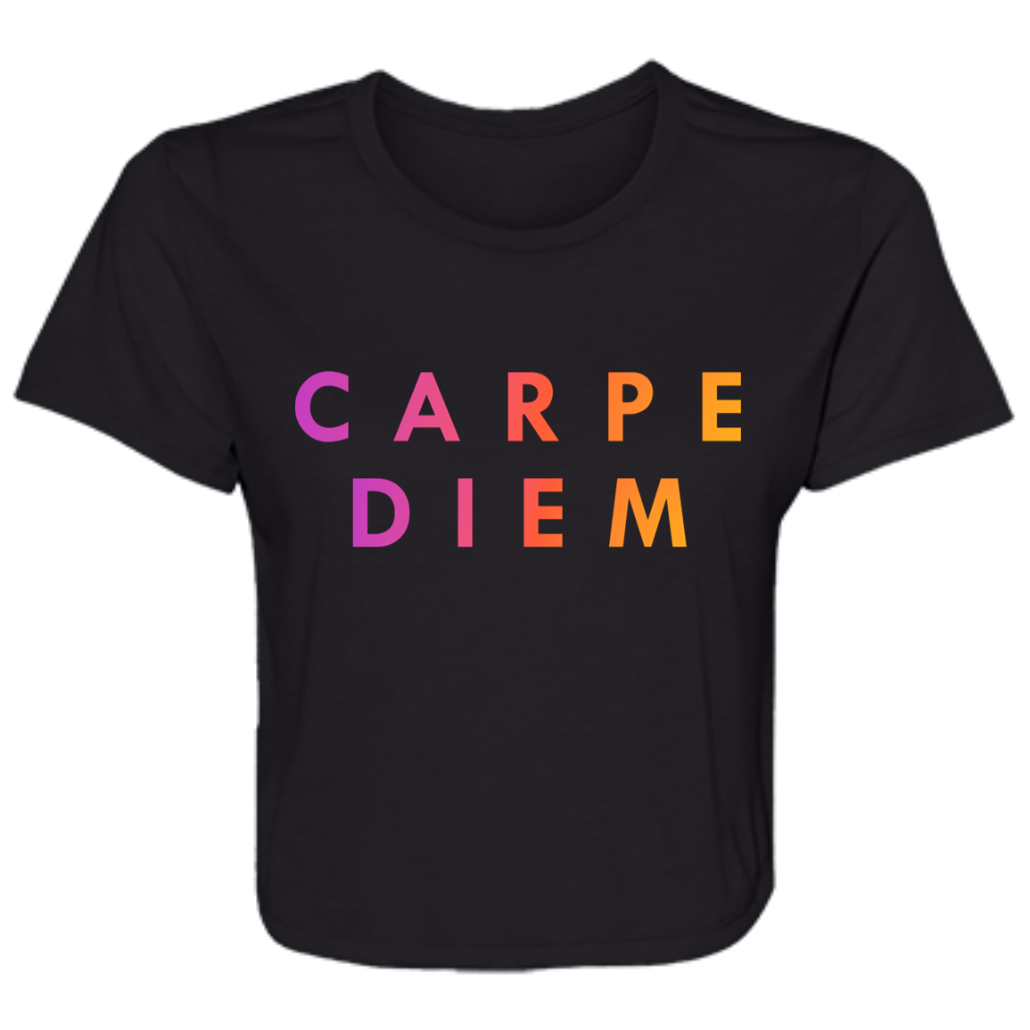 "Carpe diem." Womens Crop Top | BetterSaid.co