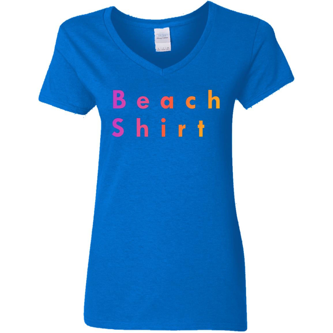 "Beach shirt" Womens V-neck | BetterSaid.co