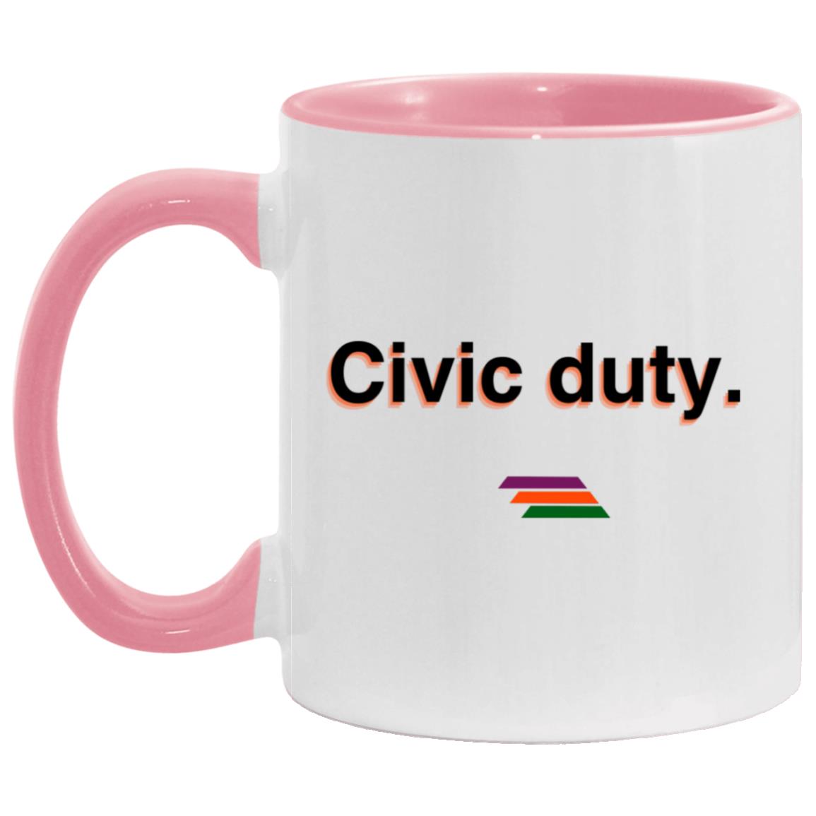"Civic duty." Coffee Cups | BetterSaid.co