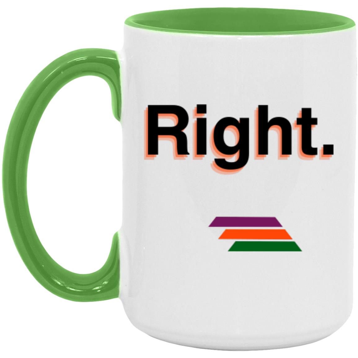 "Right." Coffee Cups | BetterSaid.co