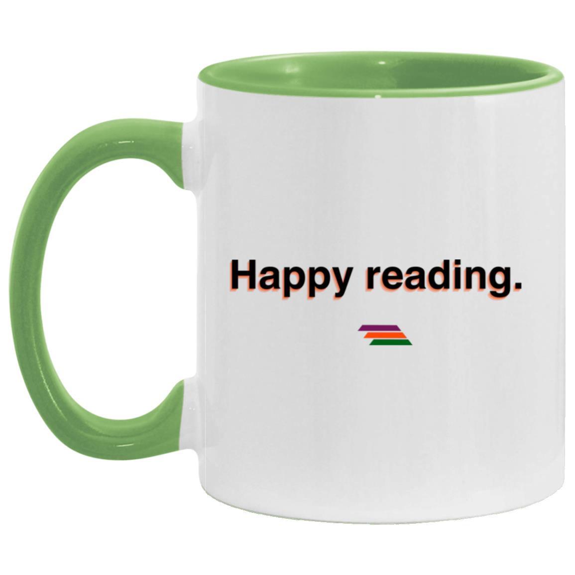 "Happy reading." Coffee Cups | BetterSaid.co