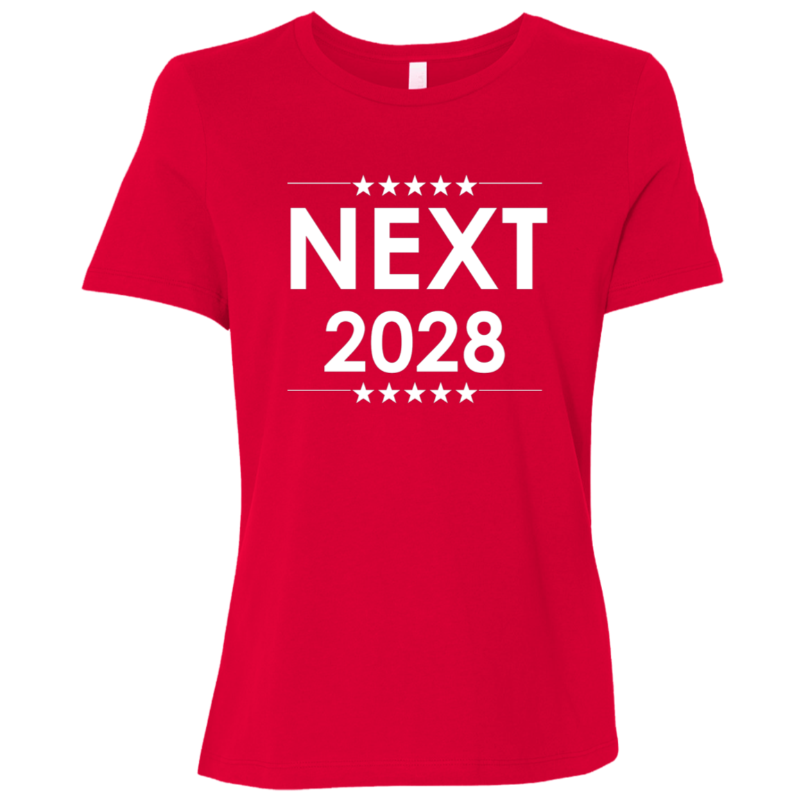 "Next, 2028" Womens Relaxed T-shirt | BetterSaid.co