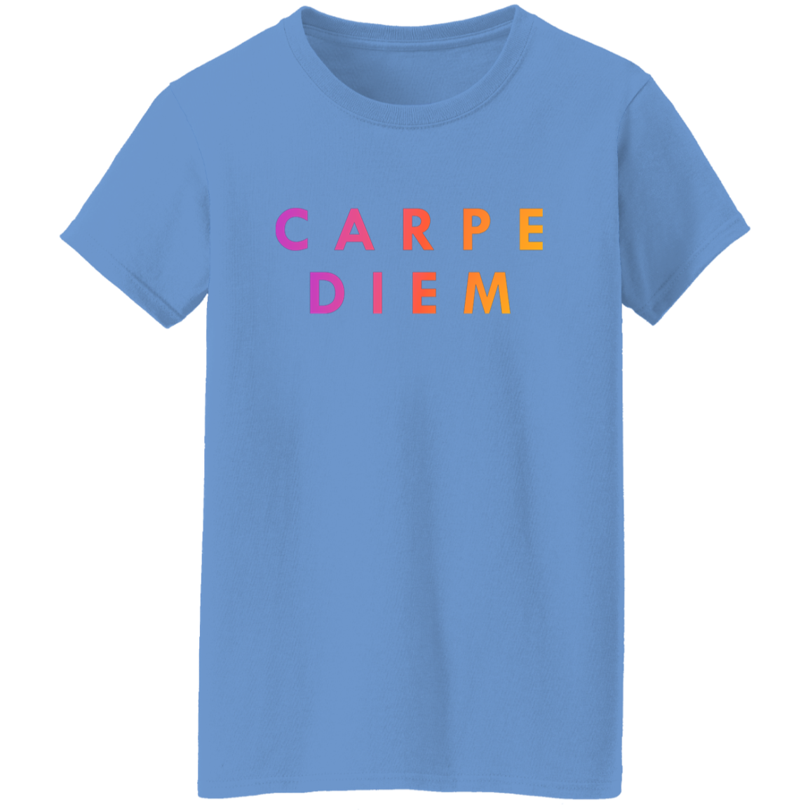 "Carpe diem." Womens T-shirt | BetterSaid.co