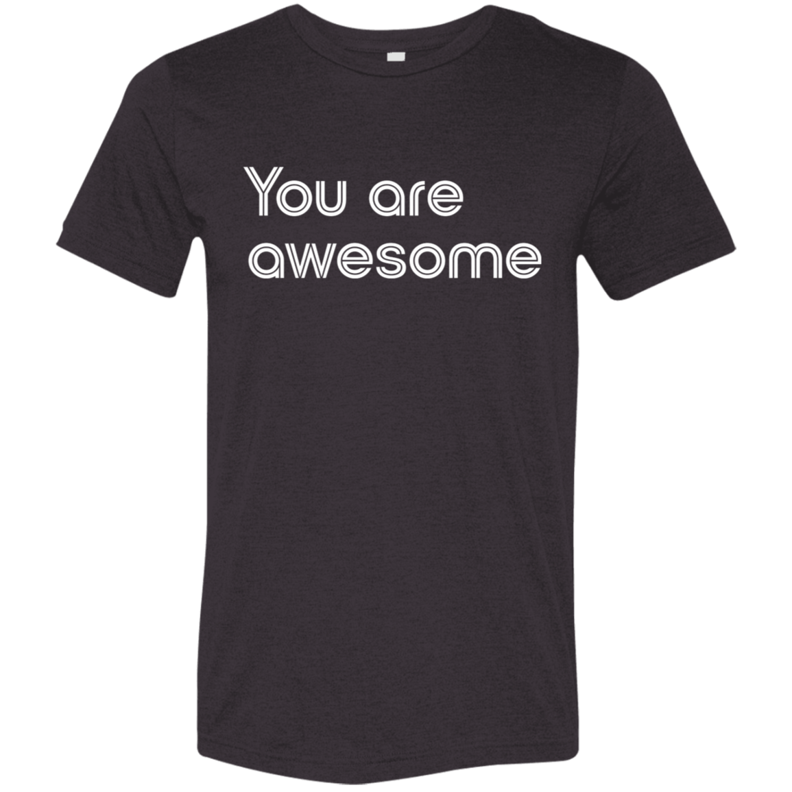 "You're Awesome" Tri-blend T-shirt | BetterSaid.co