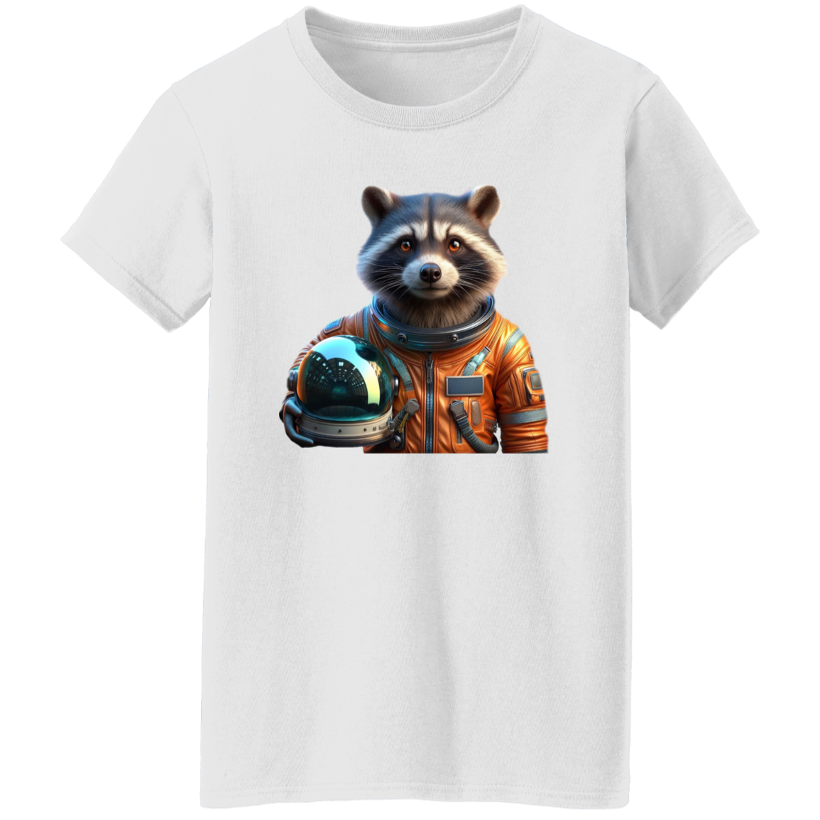 "Space Raccoon" Womens T-shirt | BetterSaid.co