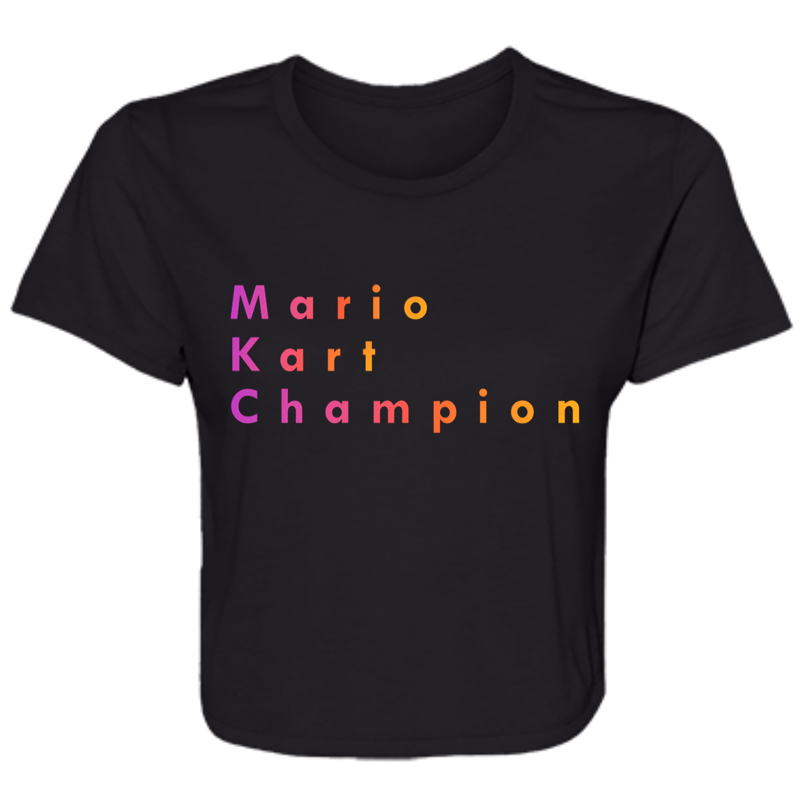 "Mario Kart Champion" Womens Crop Top | BetterSaid.co