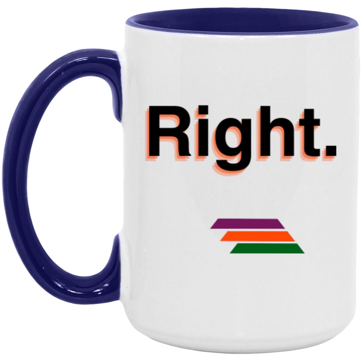 "Right." Coffee Cups | BetterSaid.co