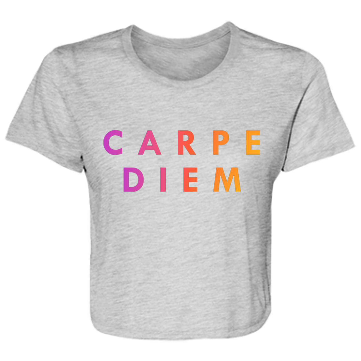 "Carpe diem." Womens Crop Top | BetterSaid.co