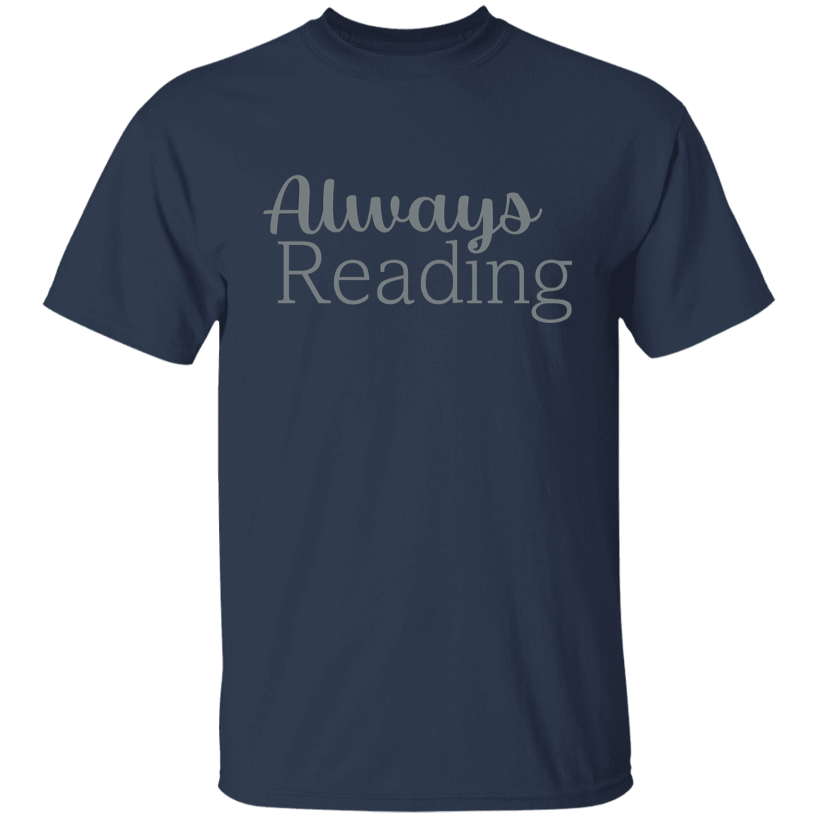 "Always reading." Kids 100% Cotton T-Shirt | BetterSaid.co