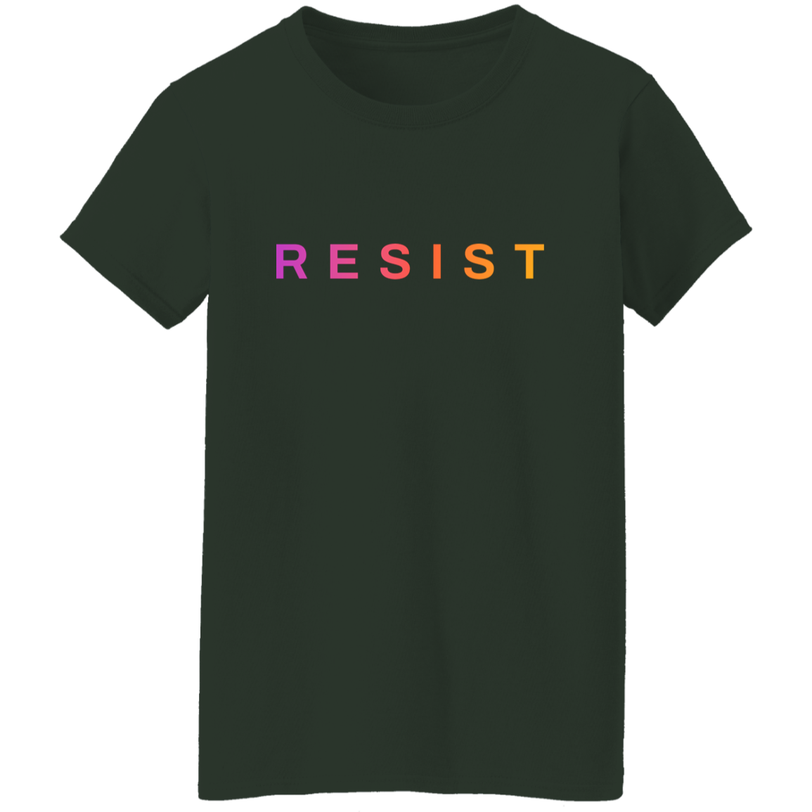 "Resist." Womens T-shirt | BetterSaid.co