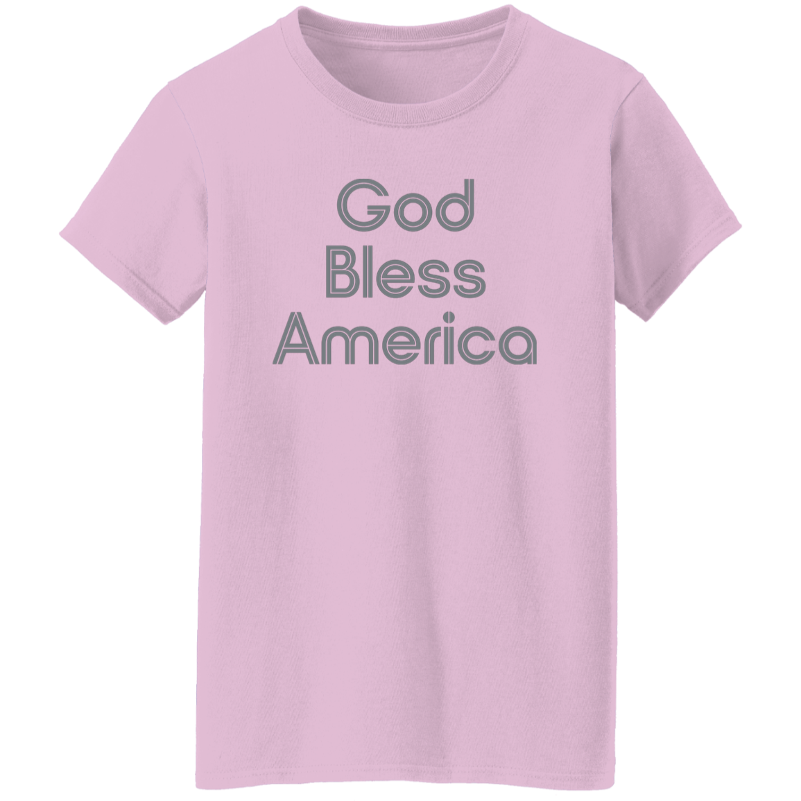 "God Bless America" Womens T-shirt | BetterSaid.co