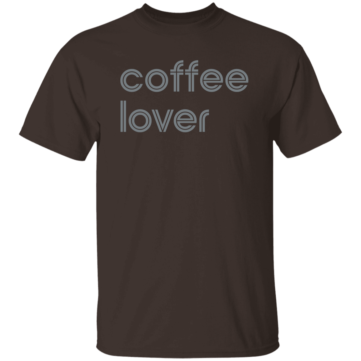 "Coffee lover." Mens T-shirt | BetterSaid.co