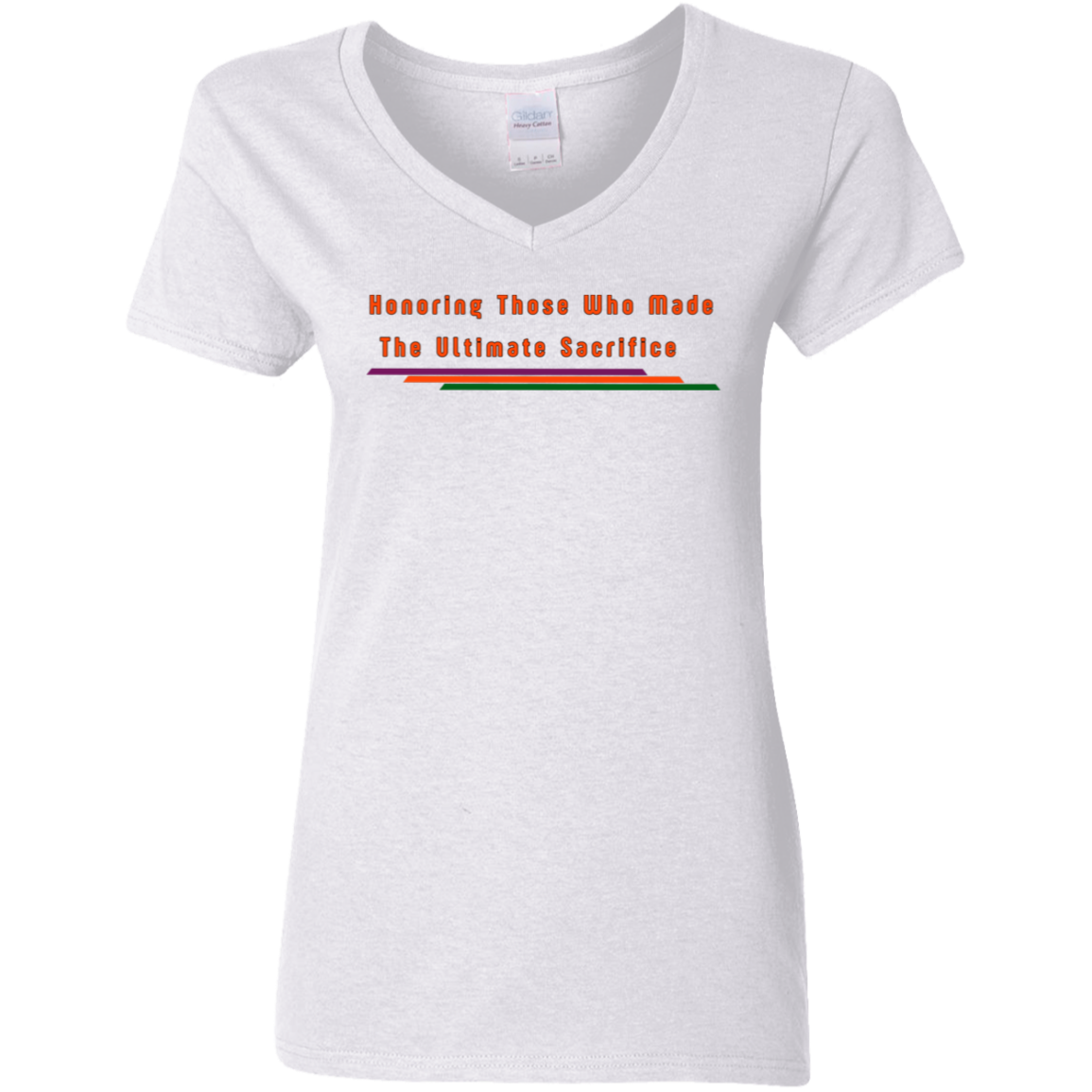 "The Ultimate Sacrifice" Womens V-neck T-shirt | BetterSaid.co