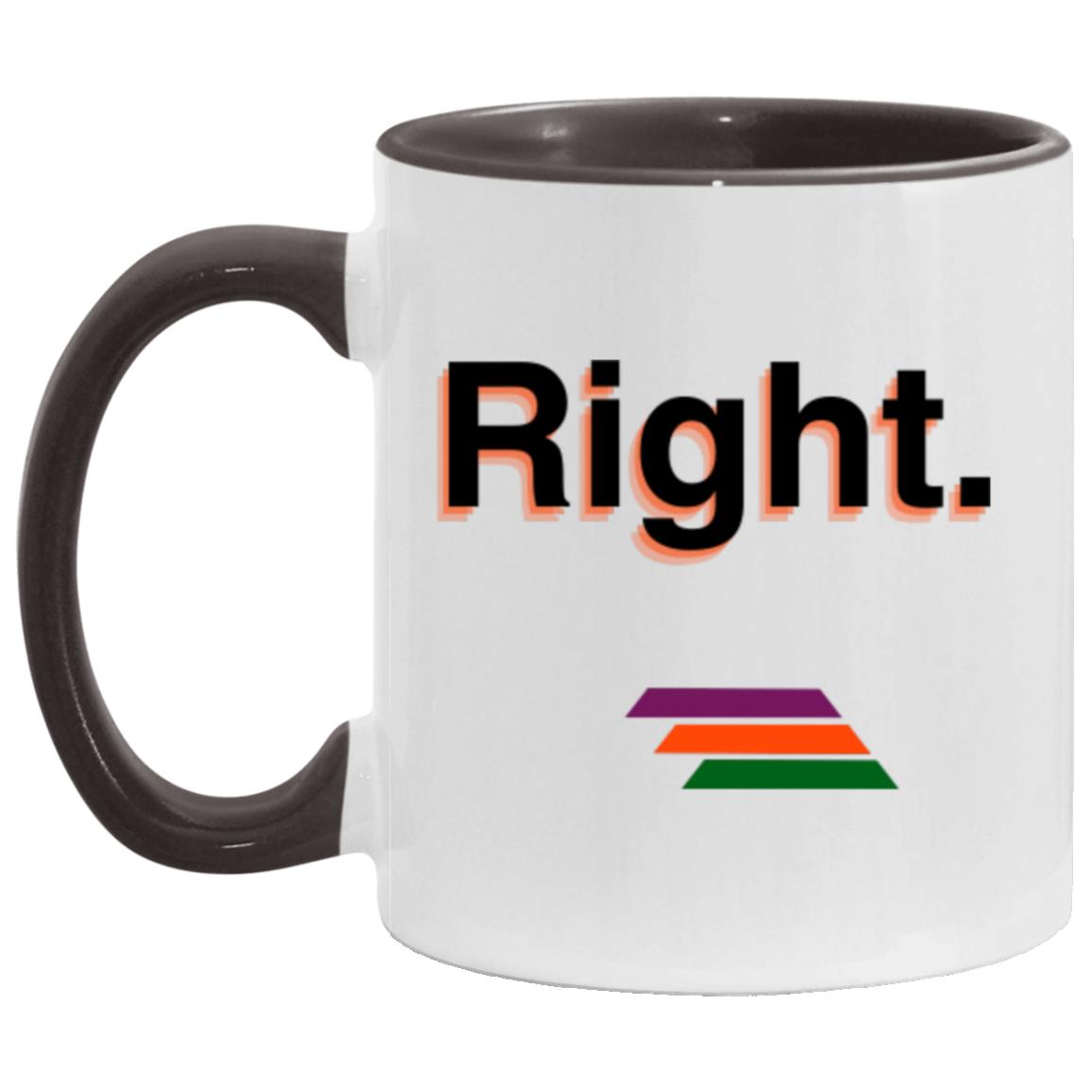 "Right." Coffee Cups | BetterSaid.co