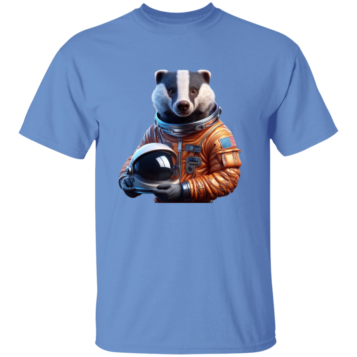 "Space Badger" Kids Cotton T-shirt | BetterSaid.co