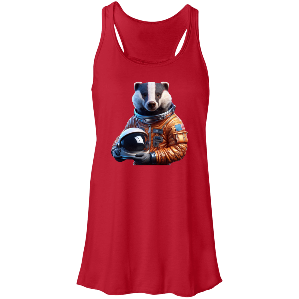 "Space Badger" Womens Tank Top | BetterSaid.co