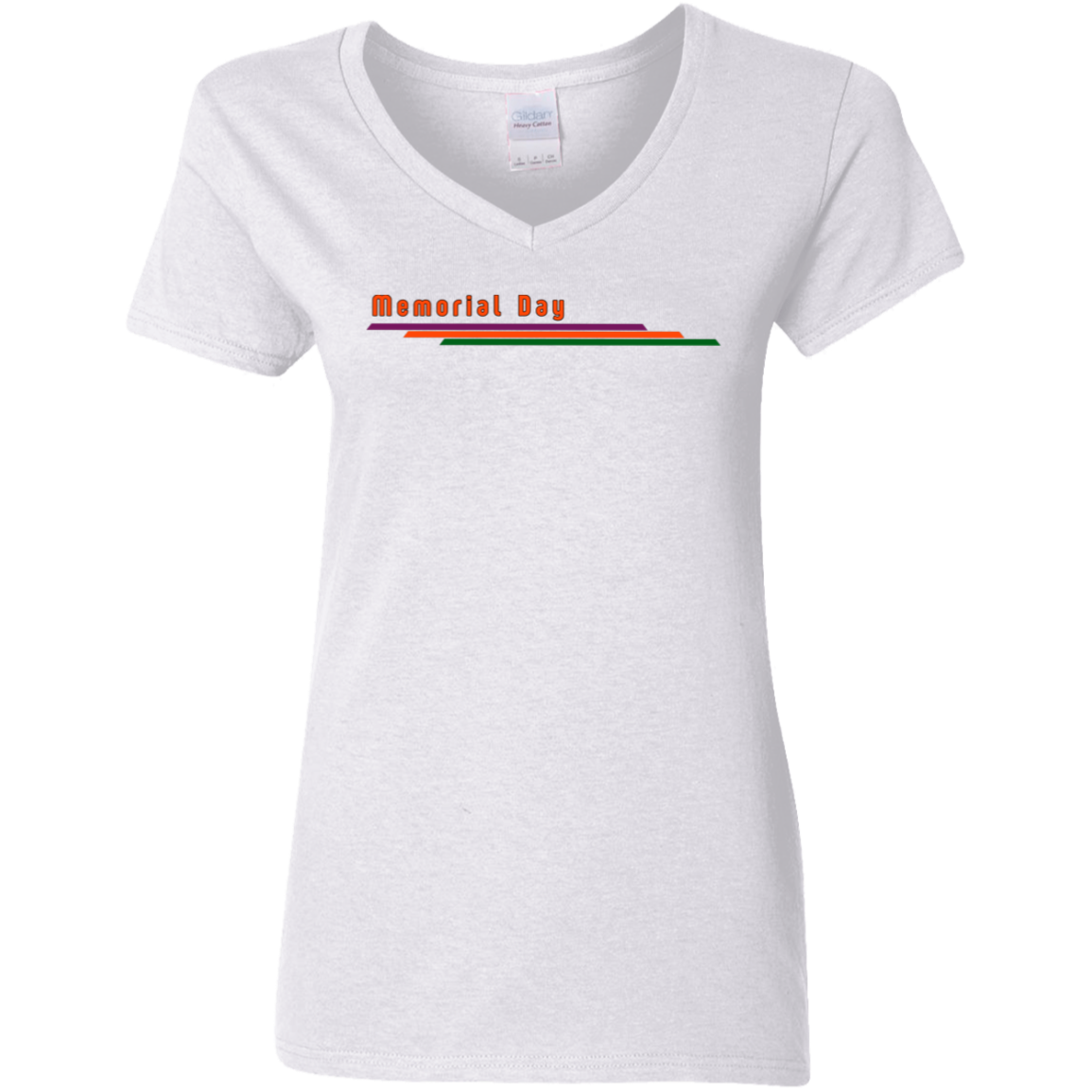 "Memorial Day" Womens V-neck T-shirt | BetterSaid.co