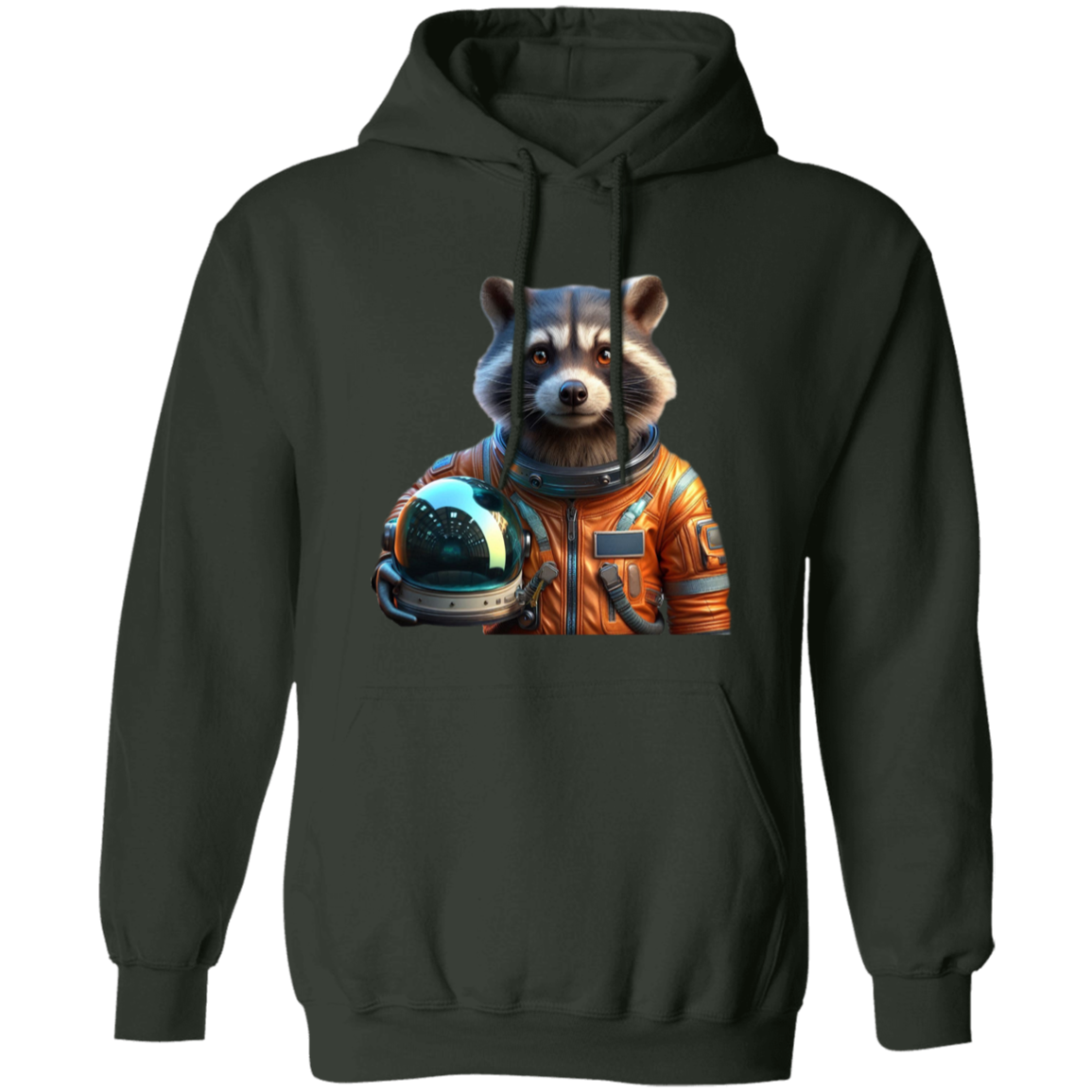 "Space Raccoon" Pullover Hoodie | BetterSaid.co