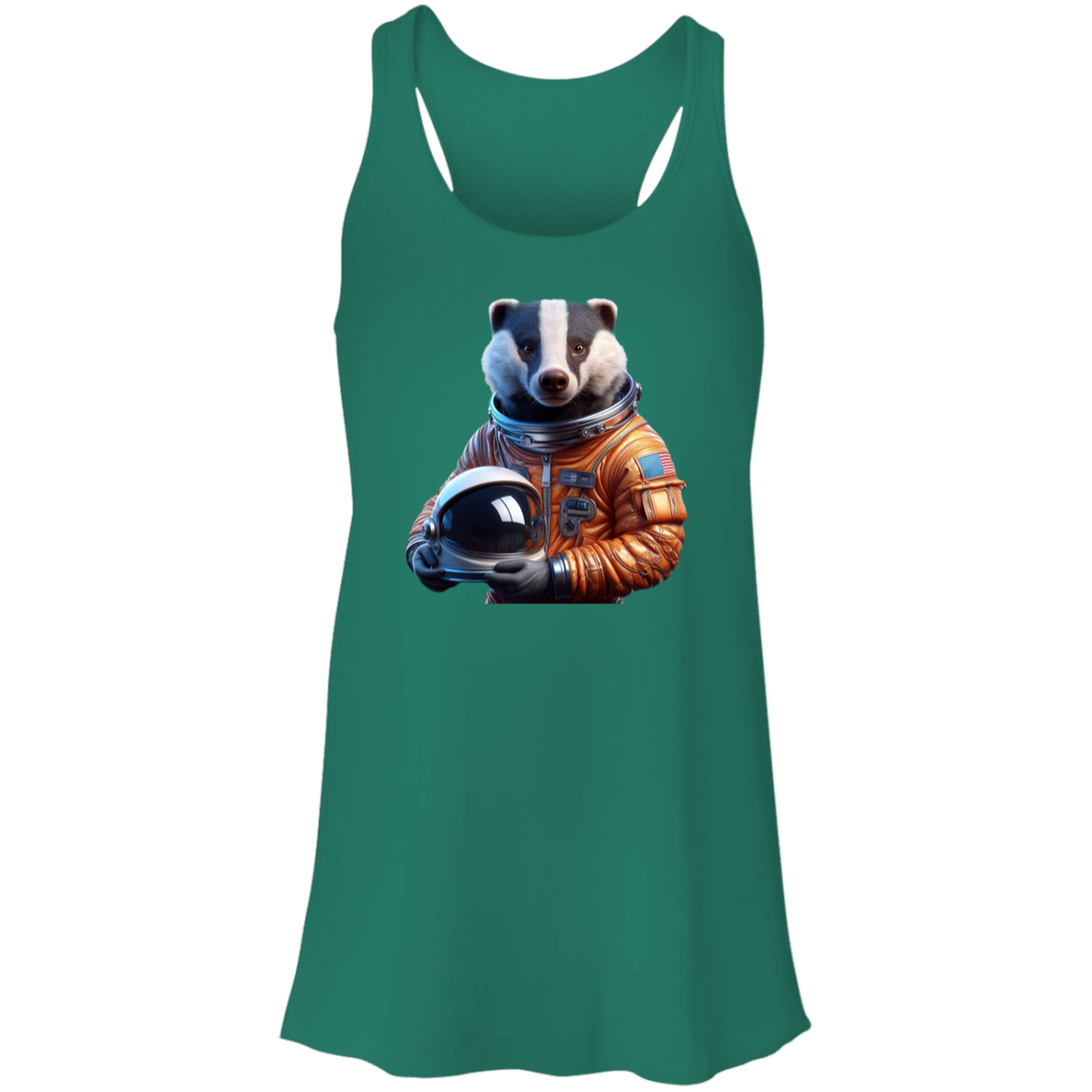 "Space Badger" Womens Tank Top | BetterSaid.co