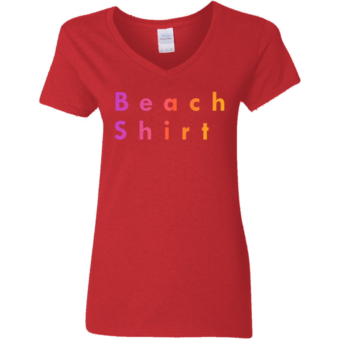 "Beach shirt" Womens V-neck | BetterSaid.co