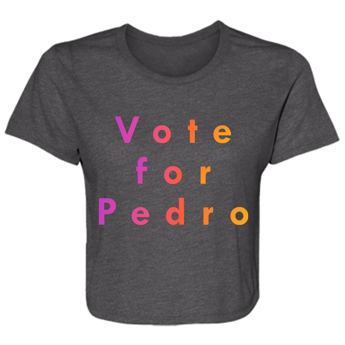 "Vote for Pedro" Womens Crop Top | BetterSaid.co