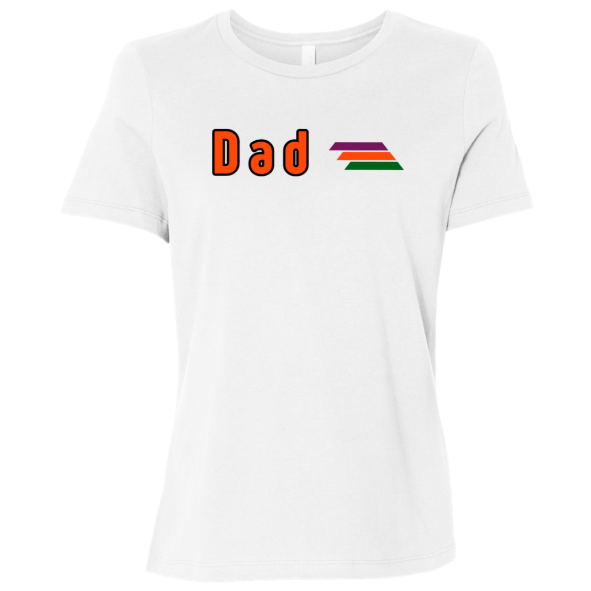 "Dad" Womens Relaxed T-shirt | BetterSaid.co